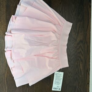 NWT lululemon strawberry milkshake court rival hr skirt *long
